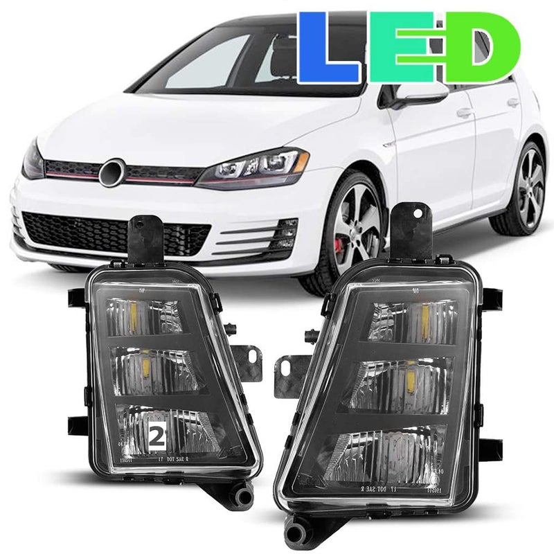 Winjet WJ30-0584-09 OEM Series for [2014-2017 Volkswagen GTI] Driving LED Fog Lights - Image 1